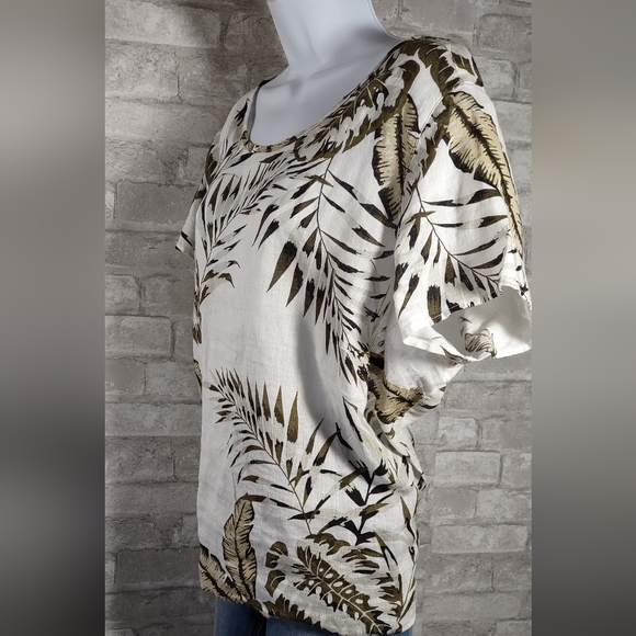 C & C California Linen Tee Shirt - Picture 2 of 5